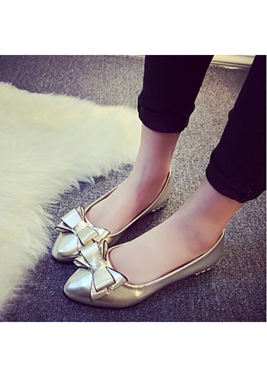 Women's ShoesFlat Heel Comfort/Pointed Toe Bowknot Flats Casual